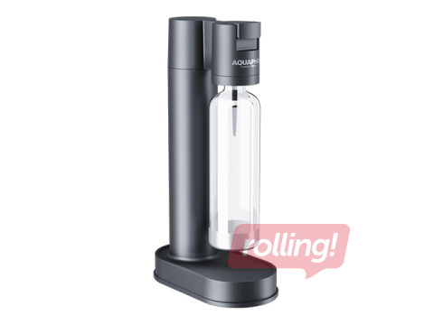Gāzēta ūdens aparāta komplekts Aquaphor Pearl Black+pudele+CO₂