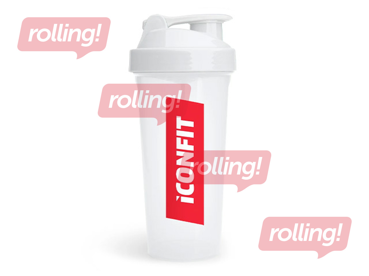 Šeikeris Iconfit Lite, balts, 800ml