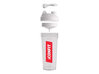 Шейкер Iconfit Lite, белый, 800мл