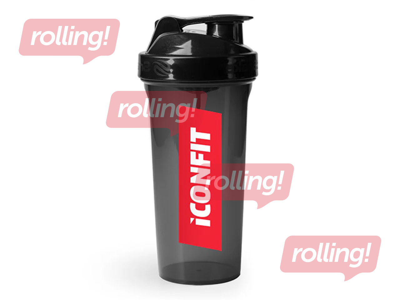 Šeiker Iconfit Lite, must, 800ml