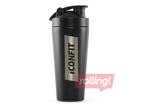 Šeikeris Iconfit Reforce, nerūsējošā tērauda, melns, 800ml