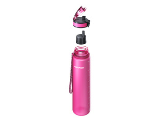 Ūdens pudele ar filtru Aquaphor City, rozā, 1l +AKCIJA! Pērc ūdens pudeli ar filtru un saņem dāvanu!
