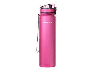 Water bottle with filter Aquaphor City, pink, 1l +PROMOTION! Buy a water bottle with filter an