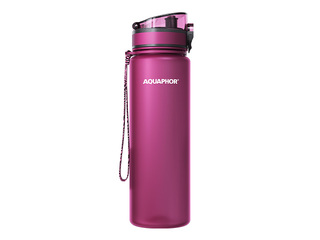 Ūdens pudele ar filtru Aquaphor City, rubīnsarkana, 800ml +AKCIJA! Pērc ūdens pudeli ar filtru u