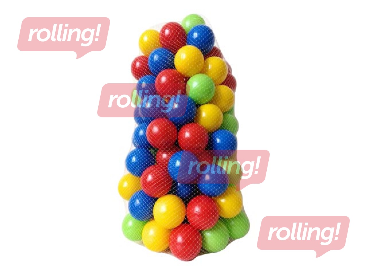 Plastikpallid, 80 tk, erinevat värvi