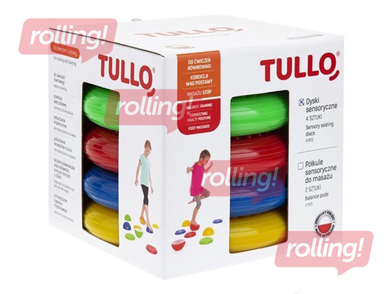 Sensory discs set - 4pcs