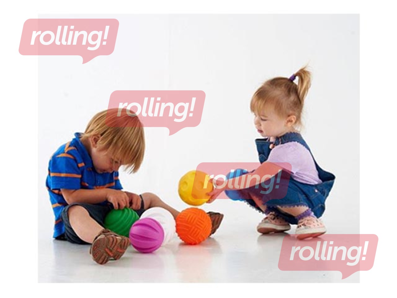 Tactile balls set, 6 pcs.