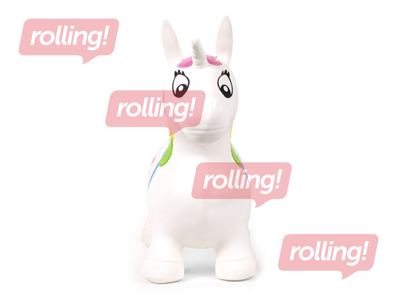 Hüppeloom valge ükssarvik