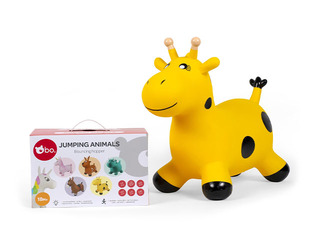 Jumping animal giraffe