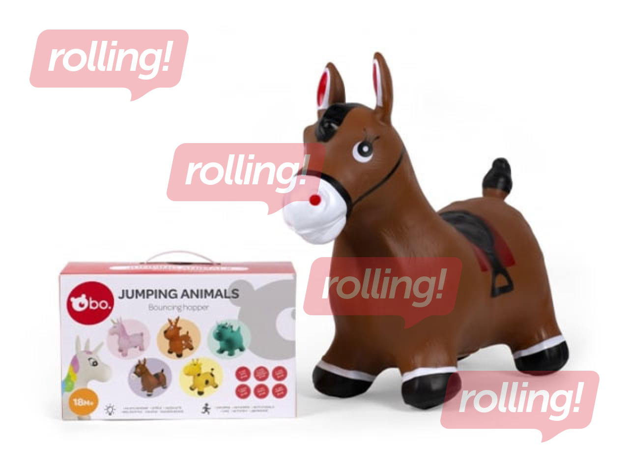 Jumping animal horse