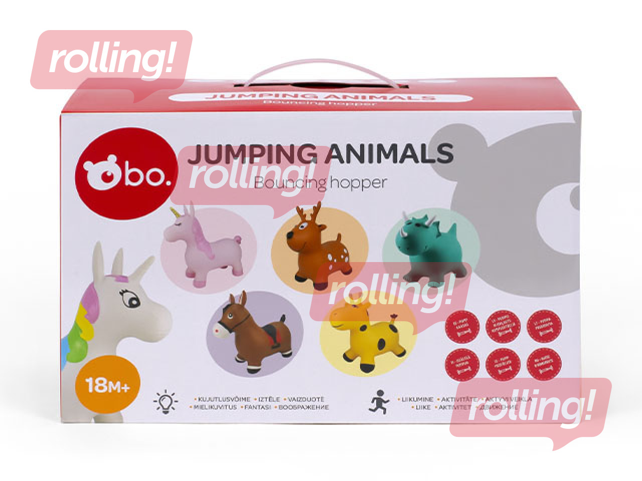 Jumping animal horse