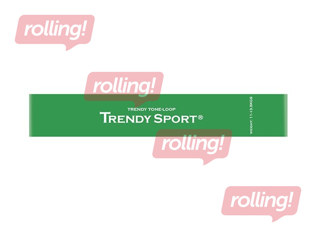 Круговой ленточный эспандер, толщина - 0.7мм, зеленый