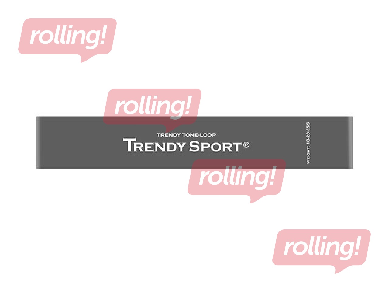 Circular exercise band, thickness - 1.3mm, grey