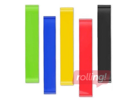 Circular exercise band set, 5 pcs.