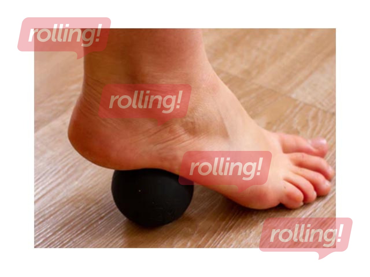 Masāžas bumba, D:10cm, melna