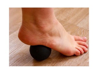 Massage ball, D:10cm, black