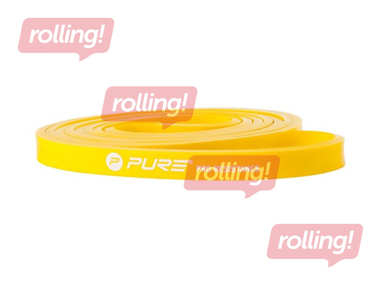 Resistance band, resistance - light, yellow