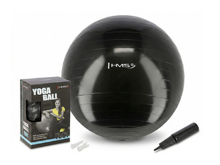 Vingrošanas bumba, melna, Ø75cm