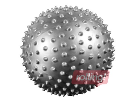 Yoga rolling ball, d:20cm, silver
