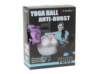 Vingrošanas bumba ar pumpi, violeta, Ø65cm