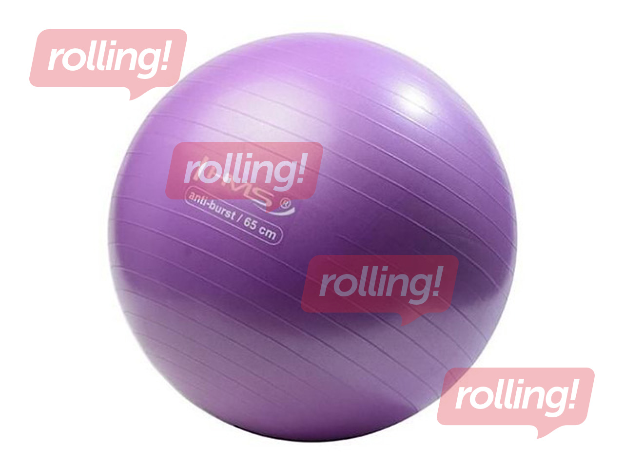 Võimlemispall pumbaga, lilla, Ø65cm
