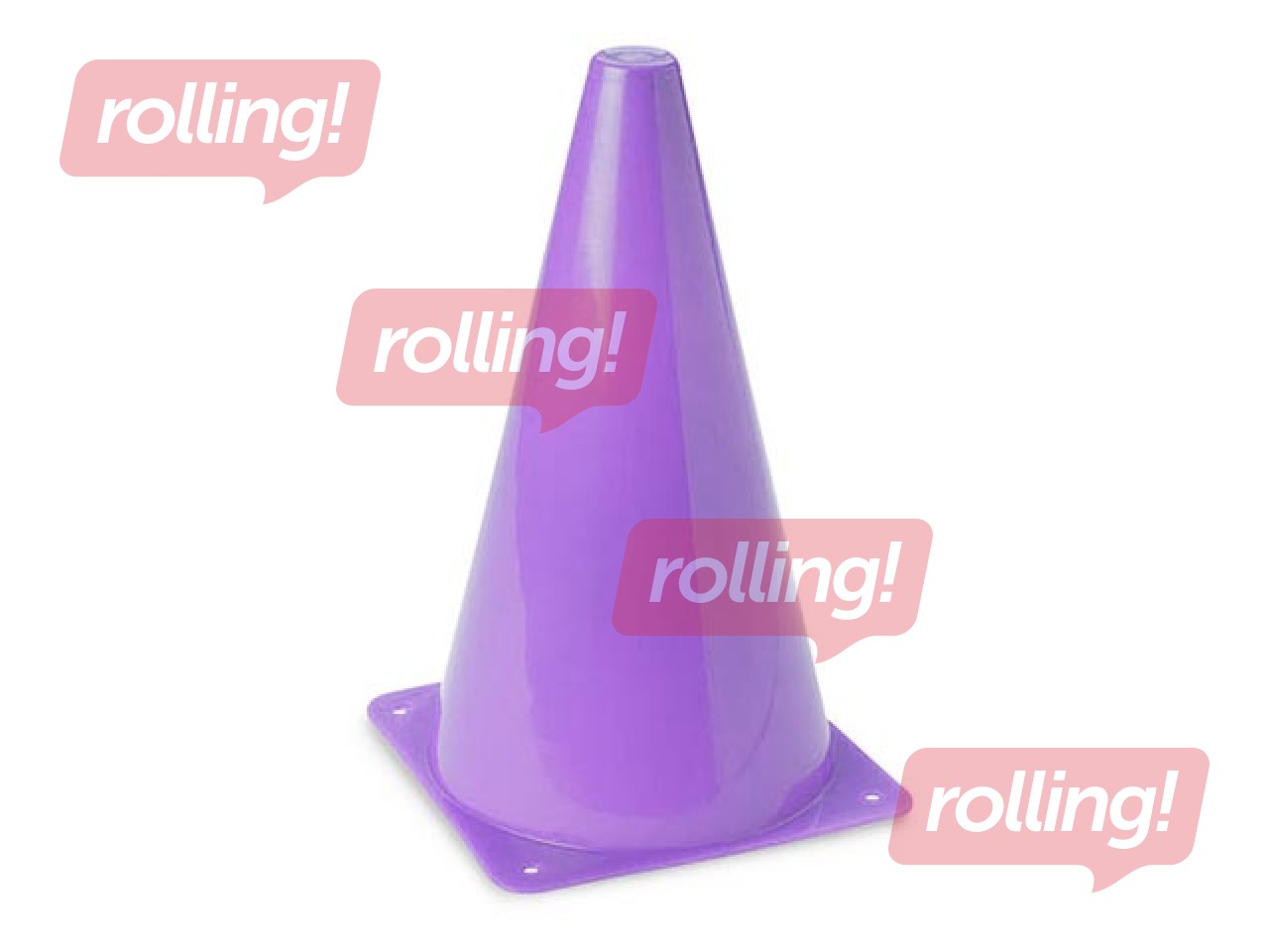 Тренировочный конуc, 23cm, фиолетовый