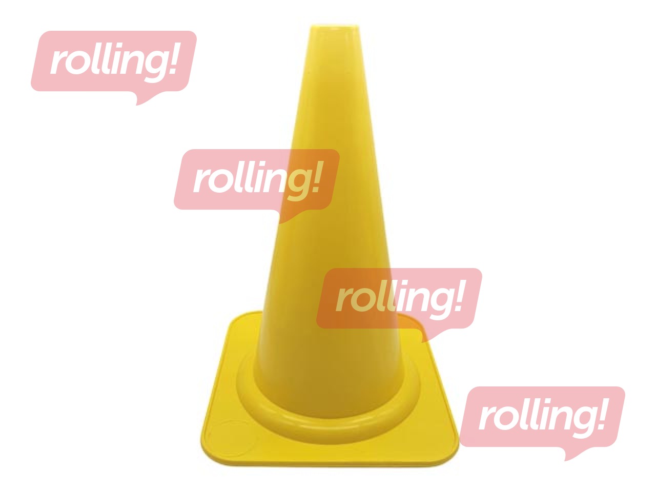 Training cone, 40cm, yellow