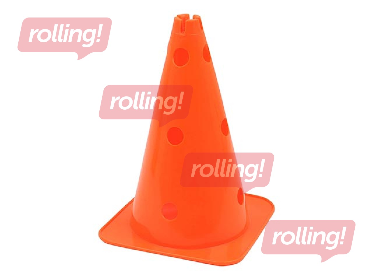 Cone with holes, 38cm, orange