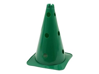 Cone with holes, 38cm, green