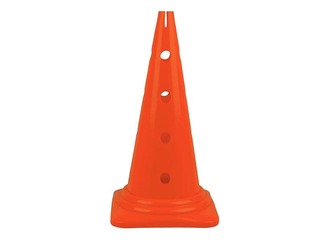 Konuss ar caurumiem sporta treniņiem, 50cm, oranžs