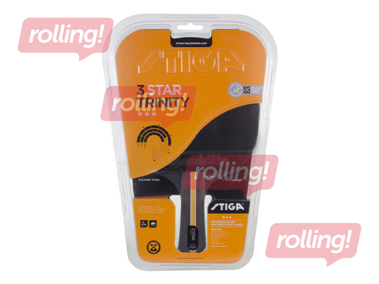 Galda tenisa rakete Stiga, Trinity 3*