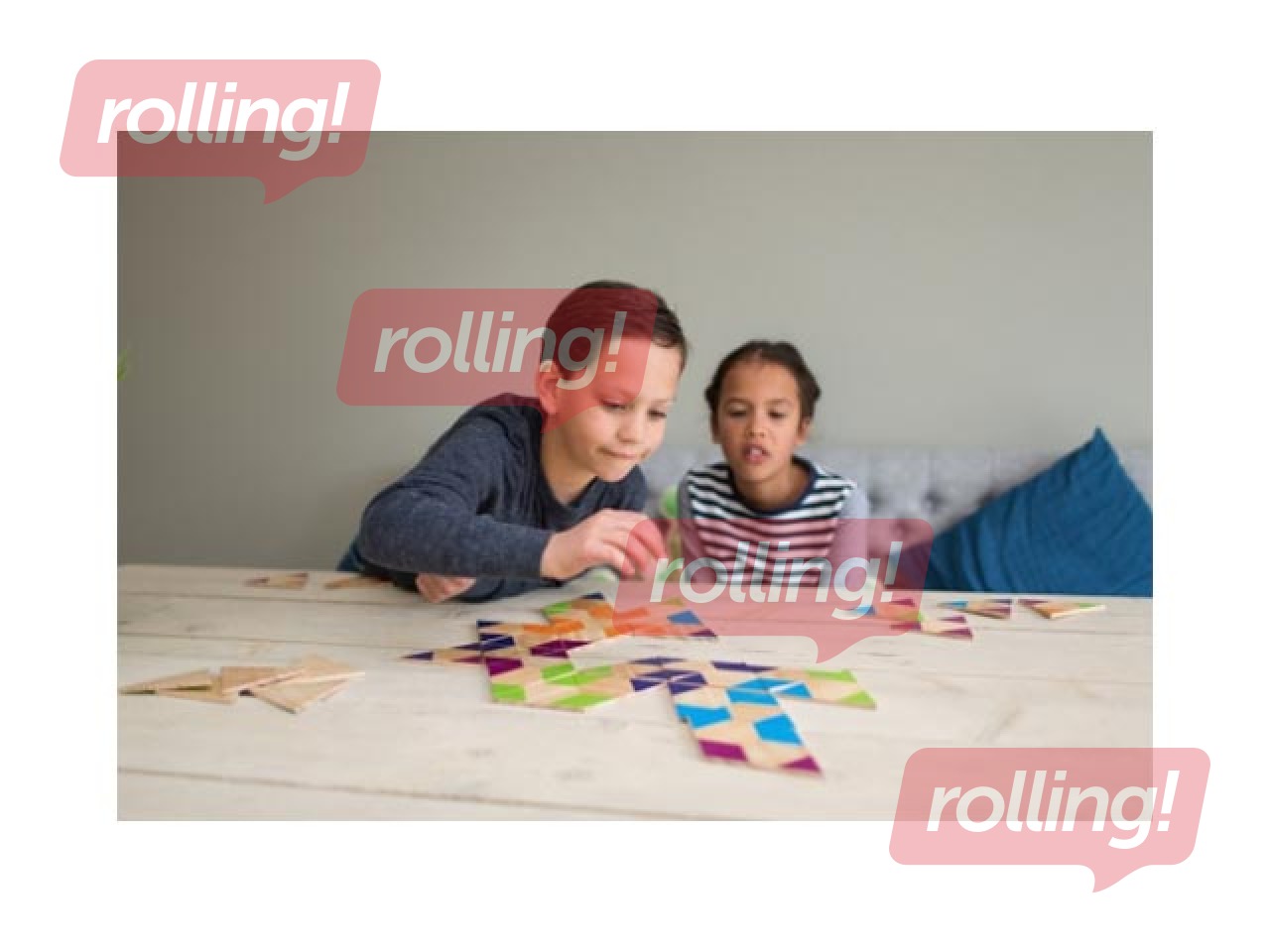 Trijstūru domino spēle BS Toys