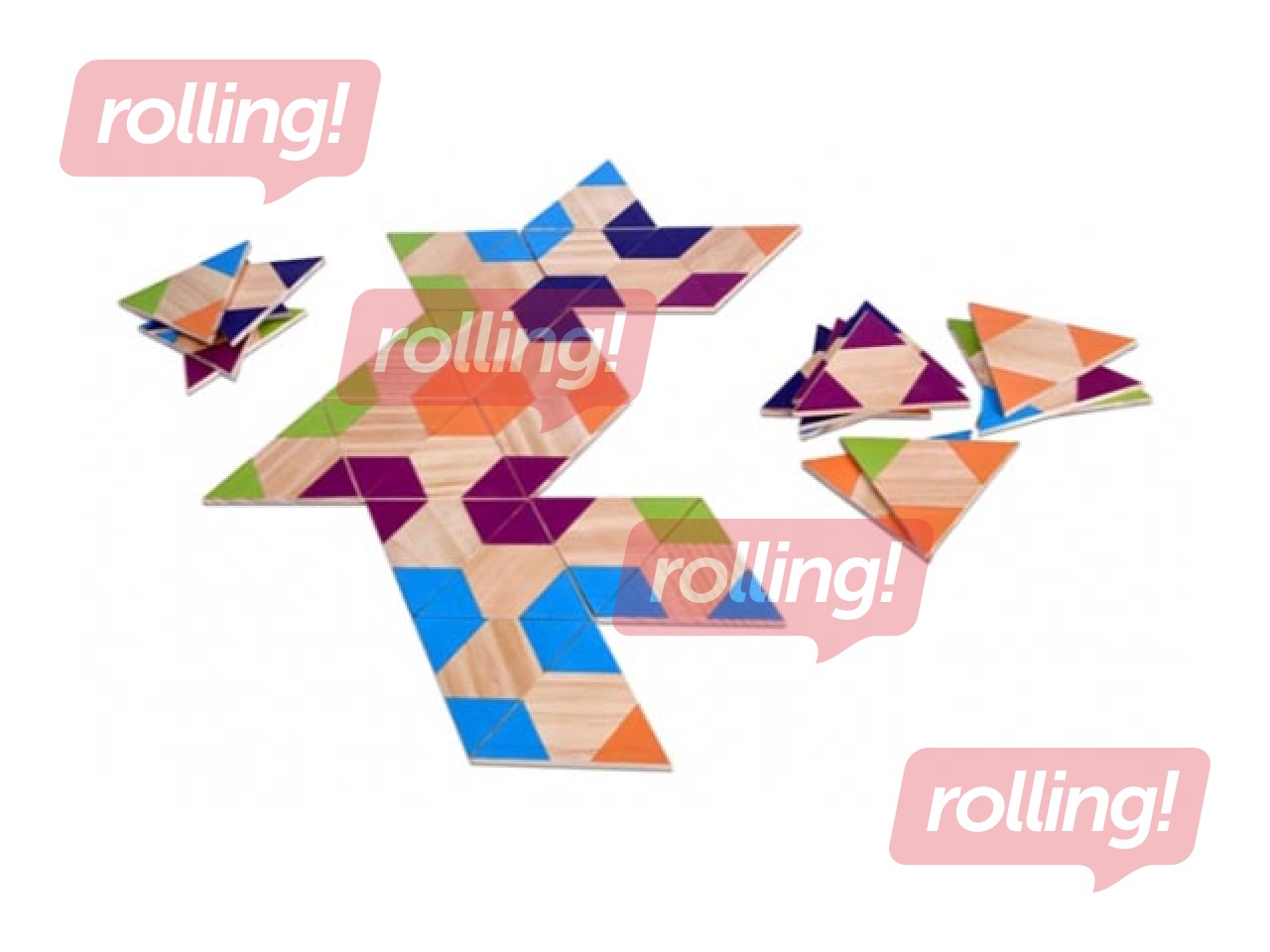 Trijstūru domino spēle BS Toys