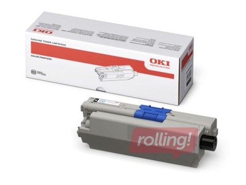 Tonera kasete OKI MC562DNW, Melna, 7000 lpp