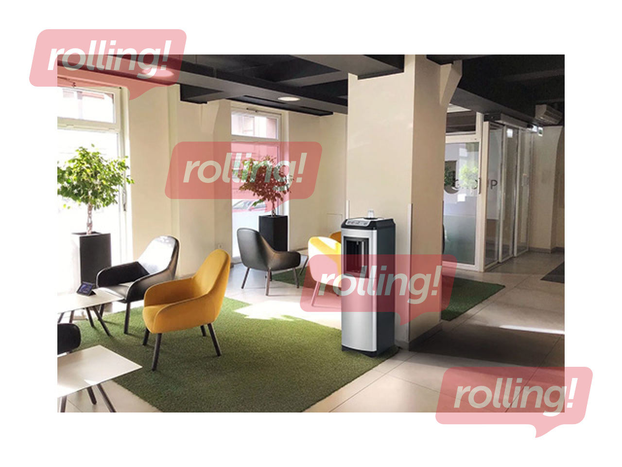 Ūdens iekārta KALIX (auksts, karsts, gāzēts), 20l/h, pelēks