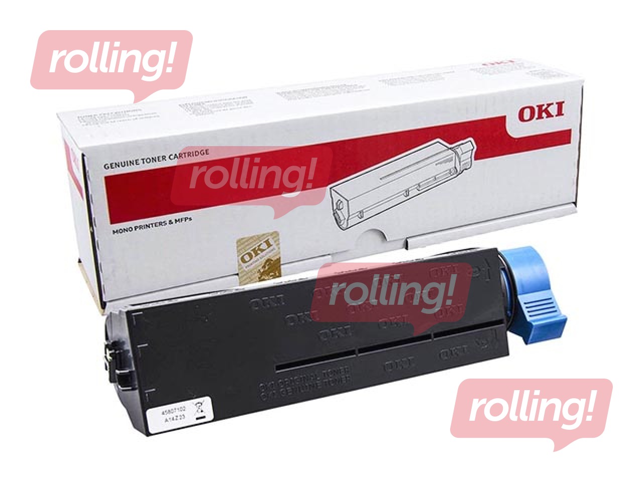 Tonera kasete OKI B432dn, melna (3000 lpp)