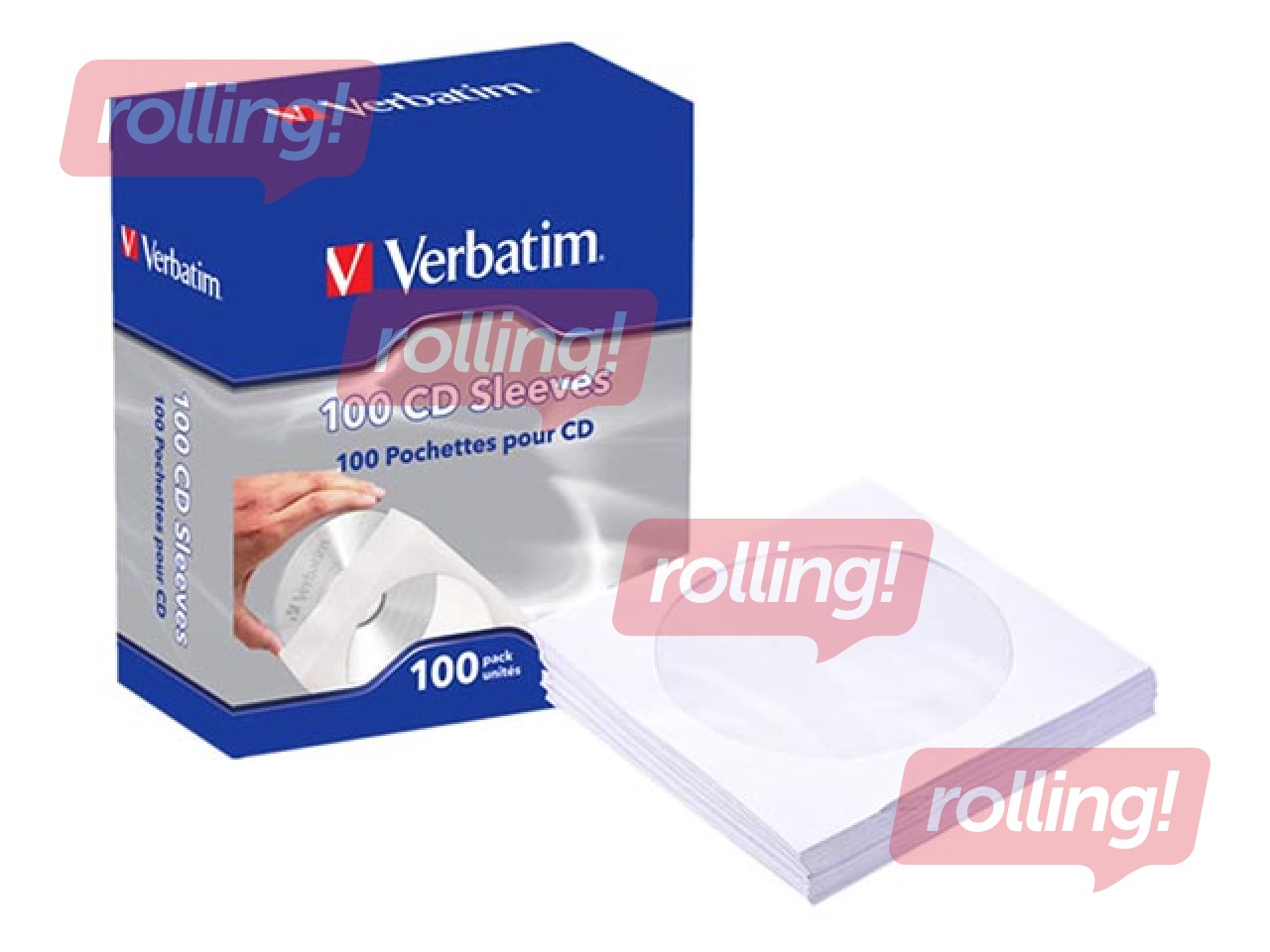 Verbatim CD/DVD aploksnes, 100 gab.