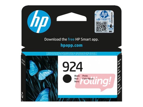 Tintes kasete HP 924, melna, 500lpp