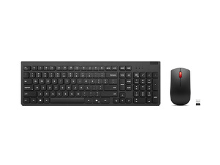 Bezvadu klaviatūras komplekts Lenovo Essential Wireless Combo Keyboard & Mouse Gen2 Black-US Euro