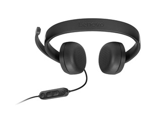 Наушники Lenovo, Gen2 Stereo, с микрофоном, USB 2.0