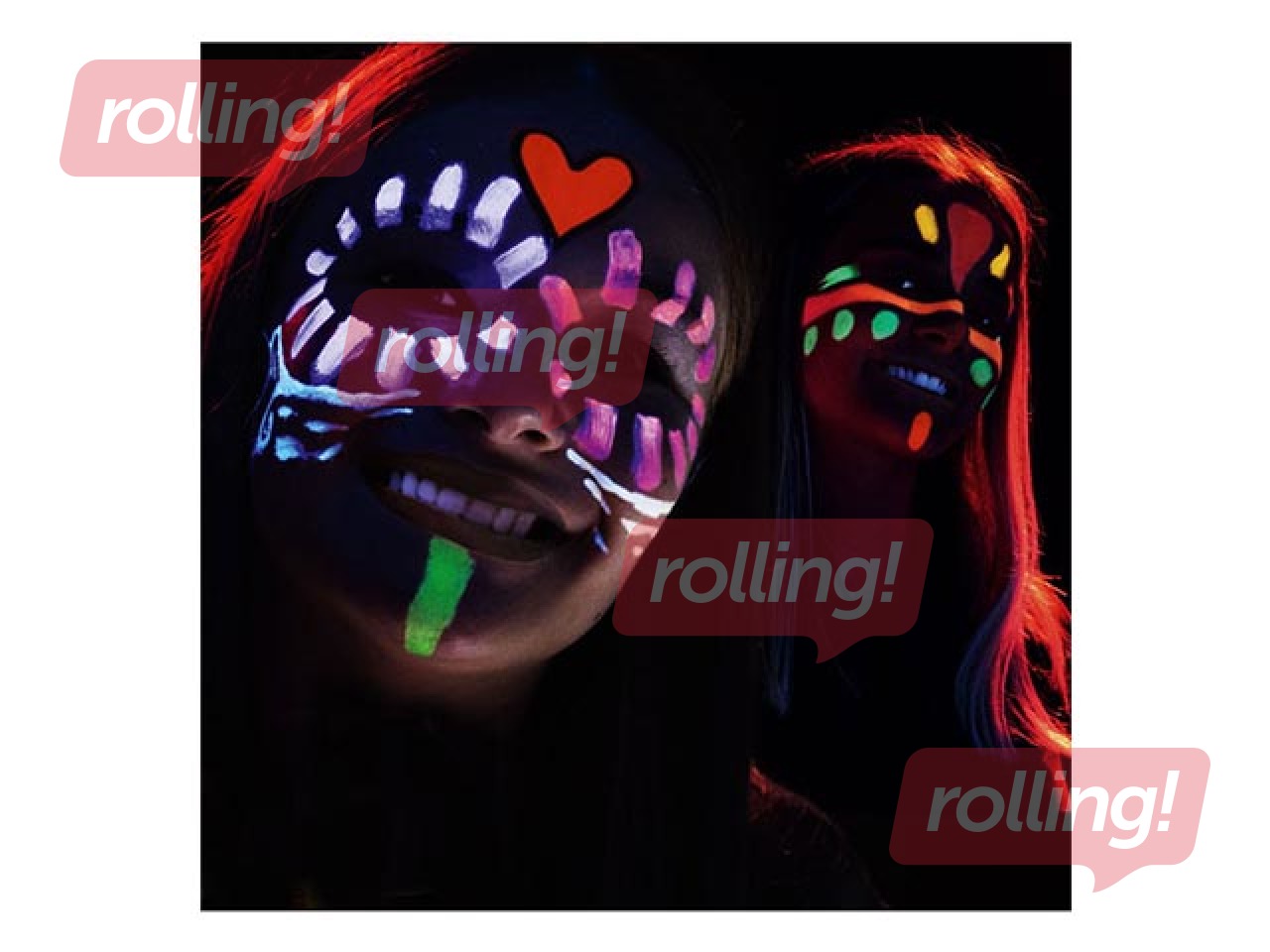 Face paint Carioca, neon, 6 colors 