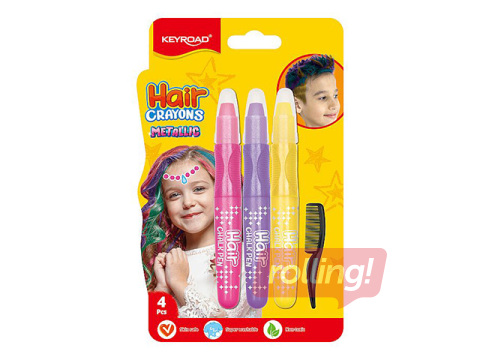 Hair chalks Metallic, Shine
