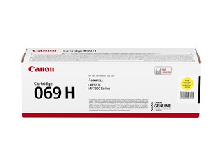 Toner cartridge Canon 069H, Yellow (5500 pgs)