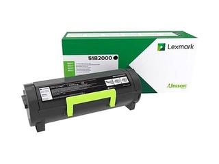 Tonera kasete Lexmark MS/MX 3/4/5/617, Melna, 2500 lpp