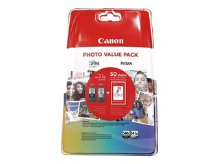 Tintes kasešu komplekts CANON PG-540L / CL-541 XL (melna + trīskrāsu)