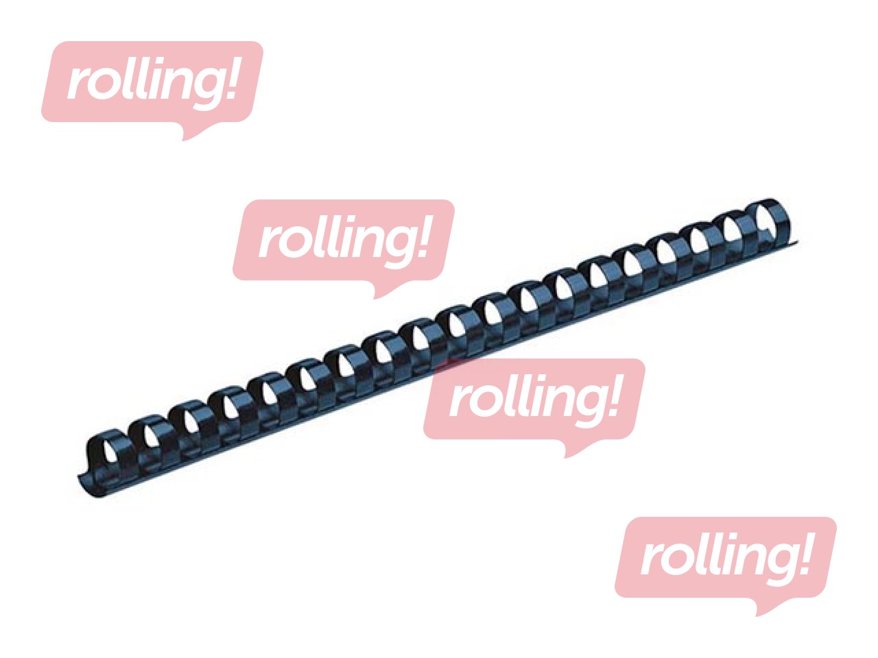 Plastmasas spirāles Fellowes, 14 mm, 100 gab., zilas