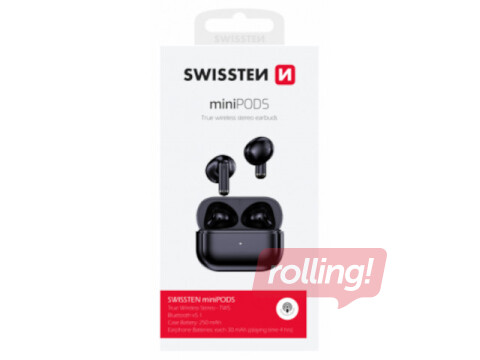 Swissten TWS Mini Pods Bluetooth 5.1 Stereo Austiņas ar Mikrofonu