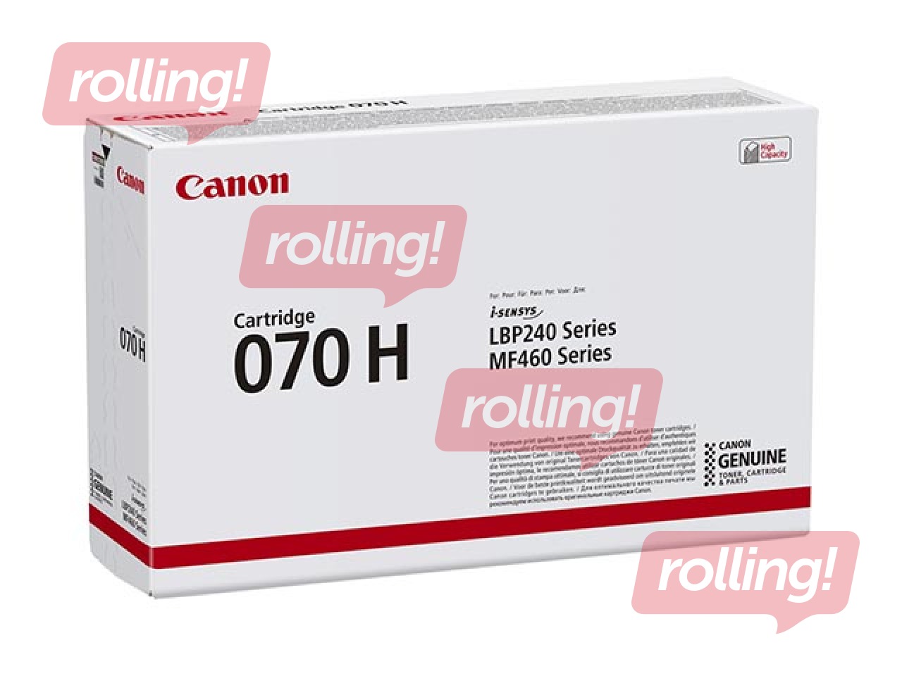 Tonera Kasete Canon 070H, Melna (10200 lpp)
