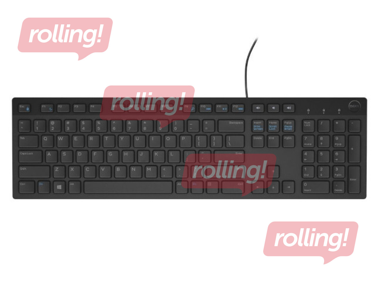 Klaviatūra Dell KB216 Standard, ENG / RUS, USB