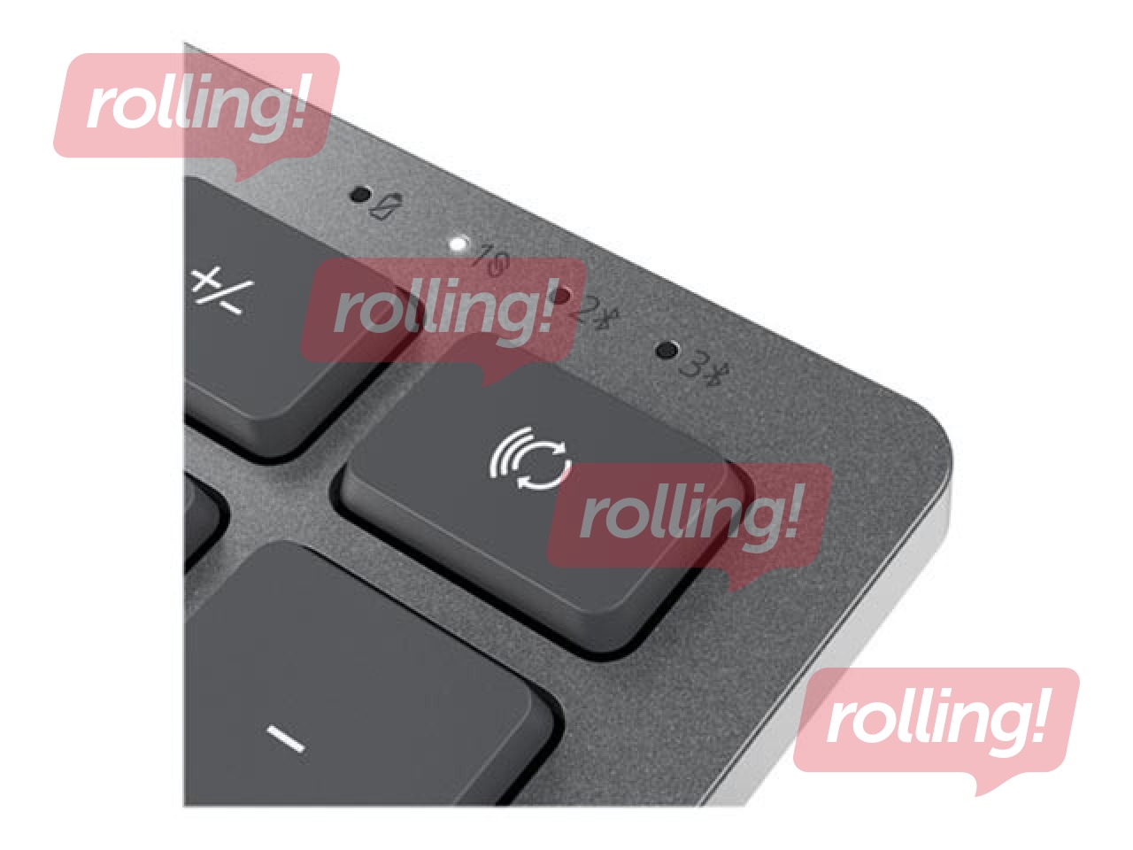 Bezvadu klaviatūras komplekts Dell KM7120W Wireless, 2.4 GHz, Bluetooth 5.0, ENG, Titan Gray